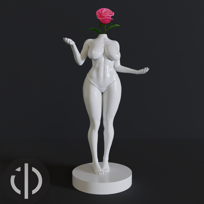 nave fiore pentola corpo 04 casa vaso fiori decorazione giardino 3d print model - Mito3D