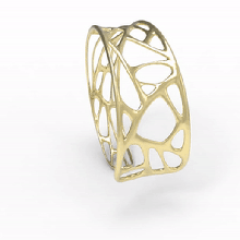 vessel ring jewelry ring jewelry vessel organic fashion modern fingerring juhann product 3d print model - Mito3D