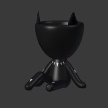 les navires de la discorde - avengers black panther art panthère noire marvel jardinière décoration maison vase plantes 3d print model - Mito3D