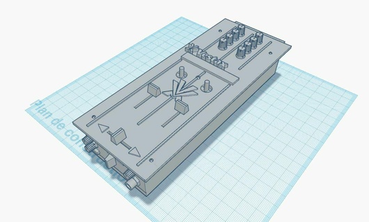 vestax pmc 06 pro giradischi graffiare mescolare dj rap collettore miniatura tavolo 3d print model - Mito3D