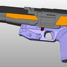 vestian dynasty destiny sidearm bungie cosplay game weapon gun prop props 3d print model - Mito3D