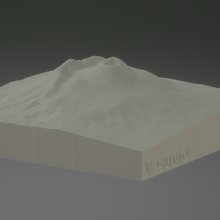 Vesuvius 3d bulmaca oyuncak oyuncaklar oyun öğrenmek okul binmek Everest dağ komik yeni model harita haritalar dünya Çin Nepal koordinatlar yükseklik kelime 3d print model - Mito3D