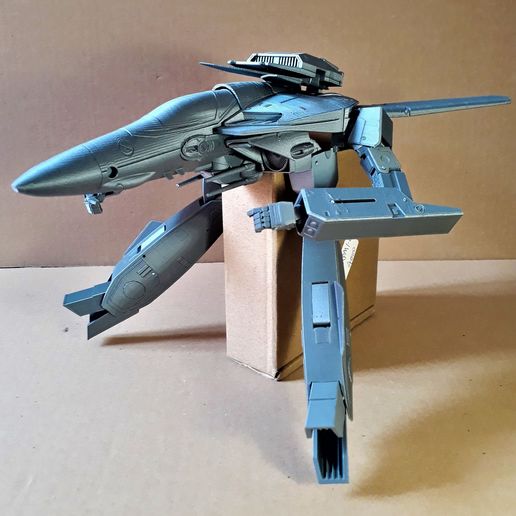 vf-1 Süper veritech night - robotech oyun vf-1'ler vf-1j vf-1d vf-1a süper valkyrie mecha robot çizgi film anime oyuncaklar mafsallı dönüştürülebilir 3D print model - Mito3D