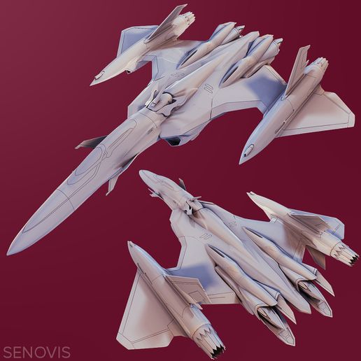 vf 27 Lucifer Arte macross robotech valquiria vender almiar Roy hikaru criador focker sv Vagabundo vf27 macrossfrontier 3D print model - Mito3D