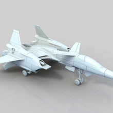 vf-4 lightning iii 3d print model - Mito3D
