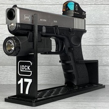 vfc elite force ksc glock 17 18c 34 airsoft gun display stand 3d print model - Mito3D