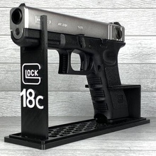 vfc élite fuerza ksc kjw glock 18c airsoft pistola monitor estante soporte 3d print model - Mito3D