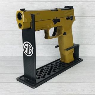 vfc sig sauer m17 p320 airsoft model gun display stand case 3d print model - Mito3D