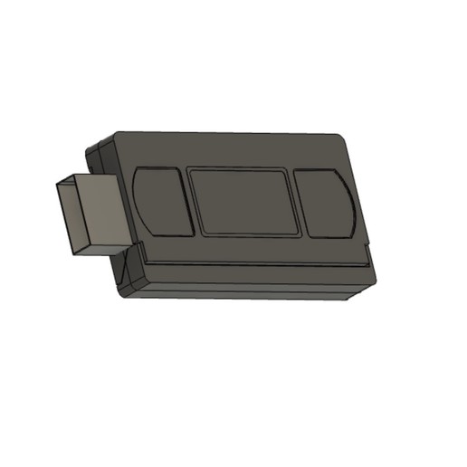 vhs ruban USB éclat corps gadget conduire 3D print model - Mito3D