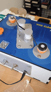 vhs Ferramentas limpador máquina limpar limpo 6mm 8mm cabeças plugue 3d print model - Mito3D