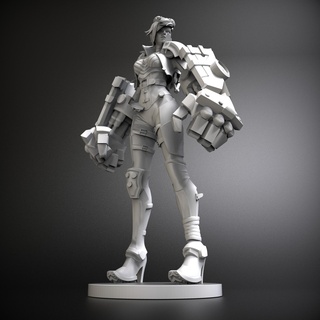 vi arcane 3d model print league legends lol figure statue collection figurines stl miniatures heroes sculpture leagueoflegends 3d print model - Mito3D