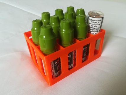 frasco armazenamento caixa cigarette frascos transporte compartimento 3d print model - Mito3D