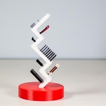Viameda hafıza kart USB dolma kalem Kulp destek Çubuk organizatör 3d print model - Mito3D