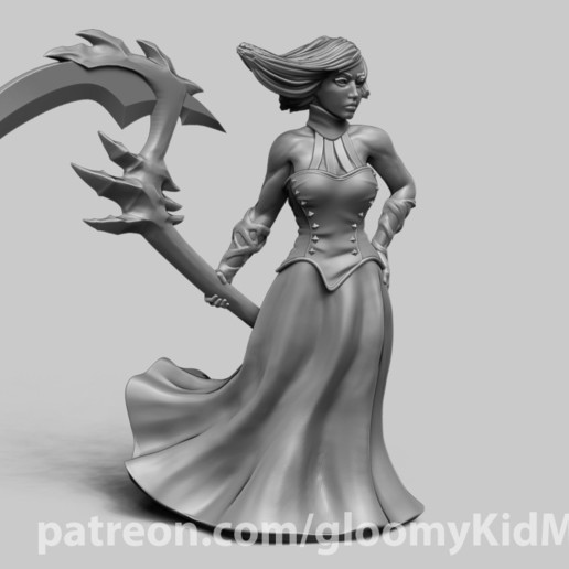 vicario juego no molestar en miniatura pathfinder guadaña tablero de la mesa juegos 3D print model - Mito3D