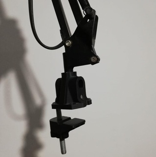 vice classique articulé bureau lampe morse bras presse serrer rechange 3d print model - Mito3D