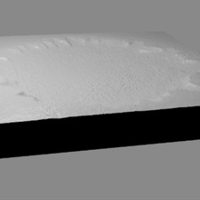 victoria crater various opportunity mars trek 3d print model - Mito3D
