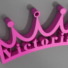 victoria clé chaîne 3d print model - Mito3D