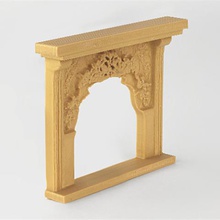 victorian fireplace game 3d print model - Mito3D