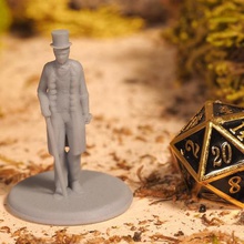 victorian gentleman - tabletop miniature game fancy human proper stl file 3d model mini fantasy warhammer gloomhaven pathfinder critical role gaming rpg dnd dungeons dragons 3d print model - Mito3D