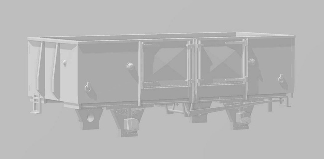 victorien chemins fer gy wagon échelle victoria train Australie van 3d print model - Mito3D