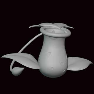 victreebel Pokemon figura statua video gioco videogiochi miniatura scultura fan art figurina kanto go 3d print model - Mito3D