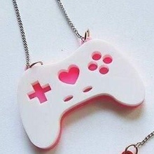 video game controller keychain pendant 3d print model - Mito3D