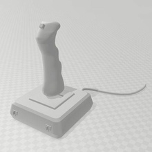 video game joystick 3d print model - Mito3D