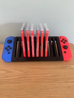 video game support nintendo switch2 gamingxcults games siwtch gamming rack 3d print model - Mito3D