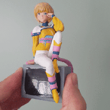 vídeo menina ai mão 3d print model - Mito3D