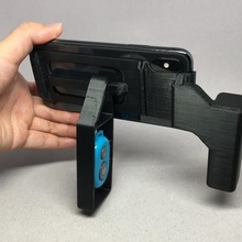 vidéo poignées iphone xs harnais gadget plate-forme de caméra interchangeables la mobile forage téléphone 3d print model - Mito3D