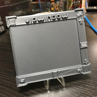 vidwindow reboot computer mainframe window props accessories cosplay costume 3d print model - Mito3D