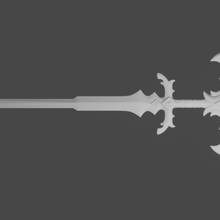 viego sword - model based in-game + arts lol viego's dword pendant keychain fan fanart league 3d print model - Mito3D
