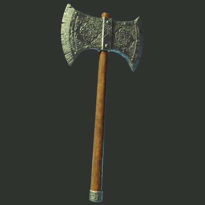 viking ax axe 3d print model - Mito3D