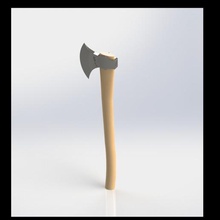 viking axe oyun dizi Vikingler 3d print model - Mito3D