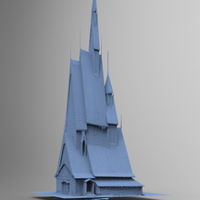 viking big house 7 3d print model - Mito3D