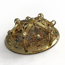 viking brooch jewelry ancient antique knots ornaments pendant juhann product 3d print model - Mito3D