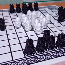 viking xadrez 3d print model - Mito3D