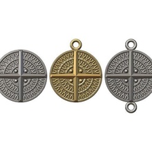 viking compass pendant bracelet charm 3d print model jewelry celtic norse gaelic printable gold silver jewellery symbol coin 3d print model - Mito3D