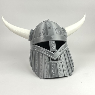 viking dwarven helmet 3-in-1 3d print model - Mito3D