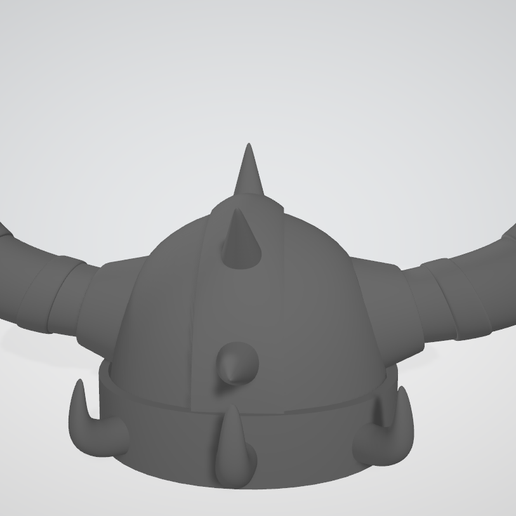 viking helmet 3D print model - Mito3D