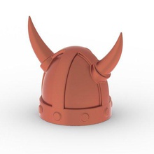 viking helmet soda bottle cap home containers 3d print model - Mito3D
