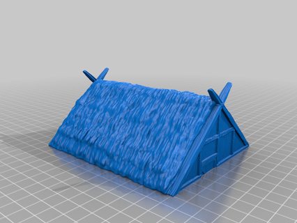 viking ev binalar yapılar 3d print model - Mito3D