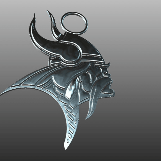 pendentif viking bijoux 3D print model - Mito3D