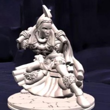 viking queen vikings dungeons and dragons barbarians 3d print model - Mito3D