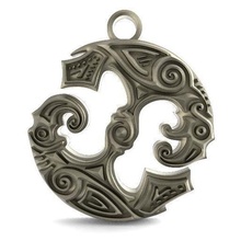 viking raven pendant 2 jewelry odin norse celtic knot crow art 3d print model - Mito3D