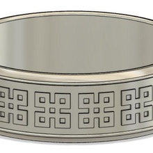 viking ring jewelry jewel gift circle vikings 3d print model - Mito3D