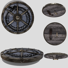 viking round shield game unreal unity pbr skjold 3d print model - Mito3D