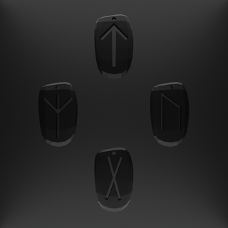 viking runeler kolye takı anahtarlık rune Antik Aksesuarlar 3d print model - Mito3D