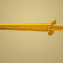 viking espada joalheria 3d impressão jóias militares 3d print model - Mito3D