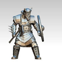 viking warrior figure 3d print model - Mito3D